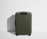Back product view of The Medium suitcase in Olive Green