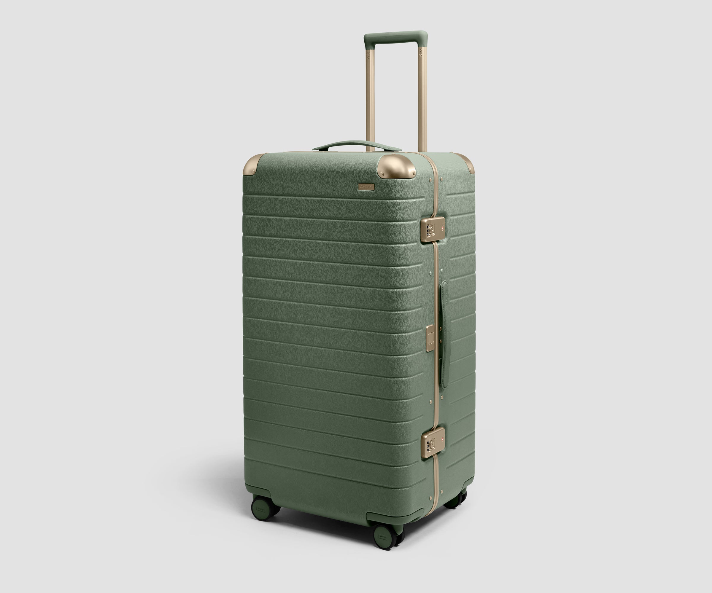Aluminum Edge Trunk suitcase in Legacy Green | Away