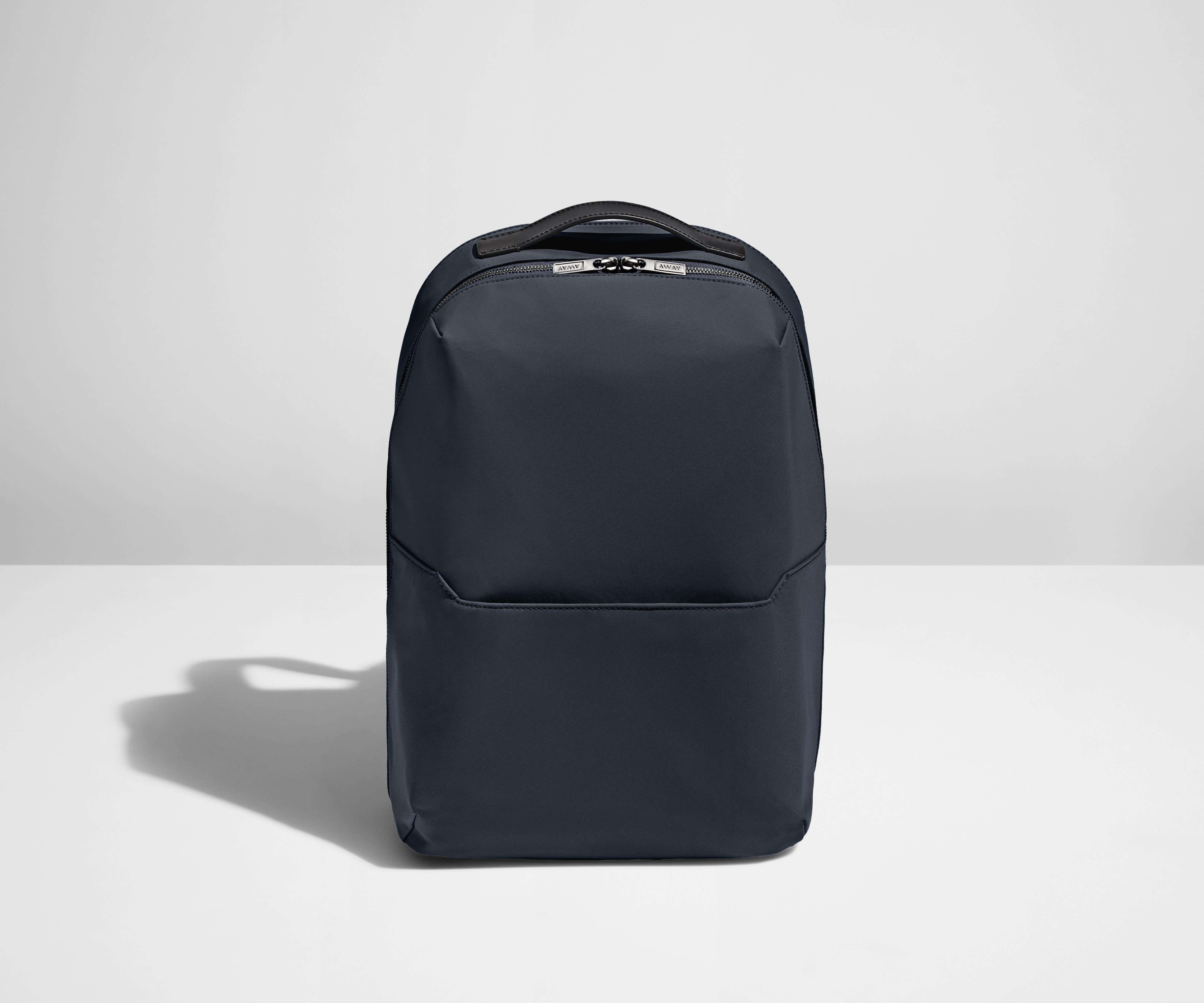 Away Everywhere Zip Backpack in Navy Blue