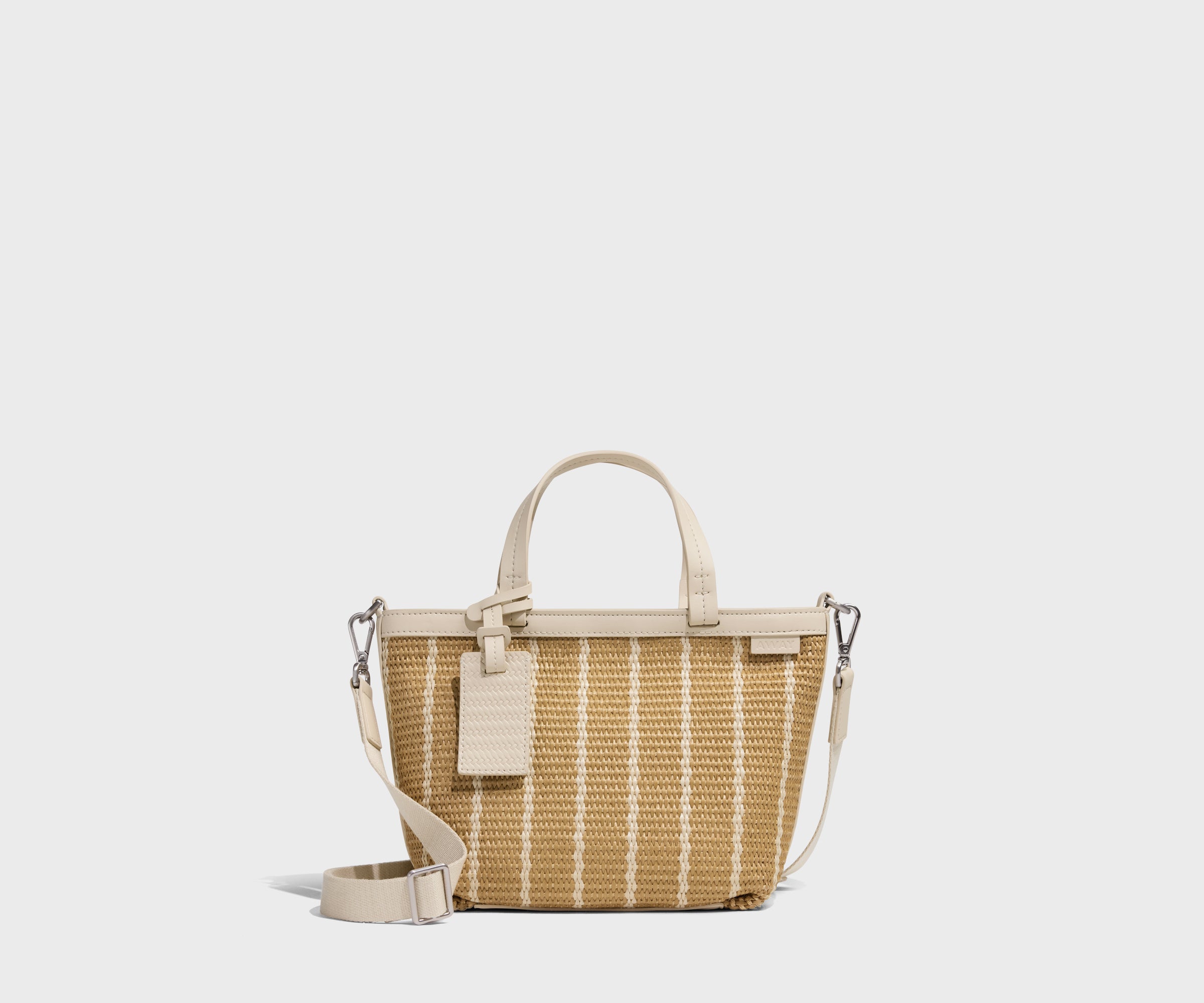 Shop Mini Riviera Straw Tote in White Seagrass | Away