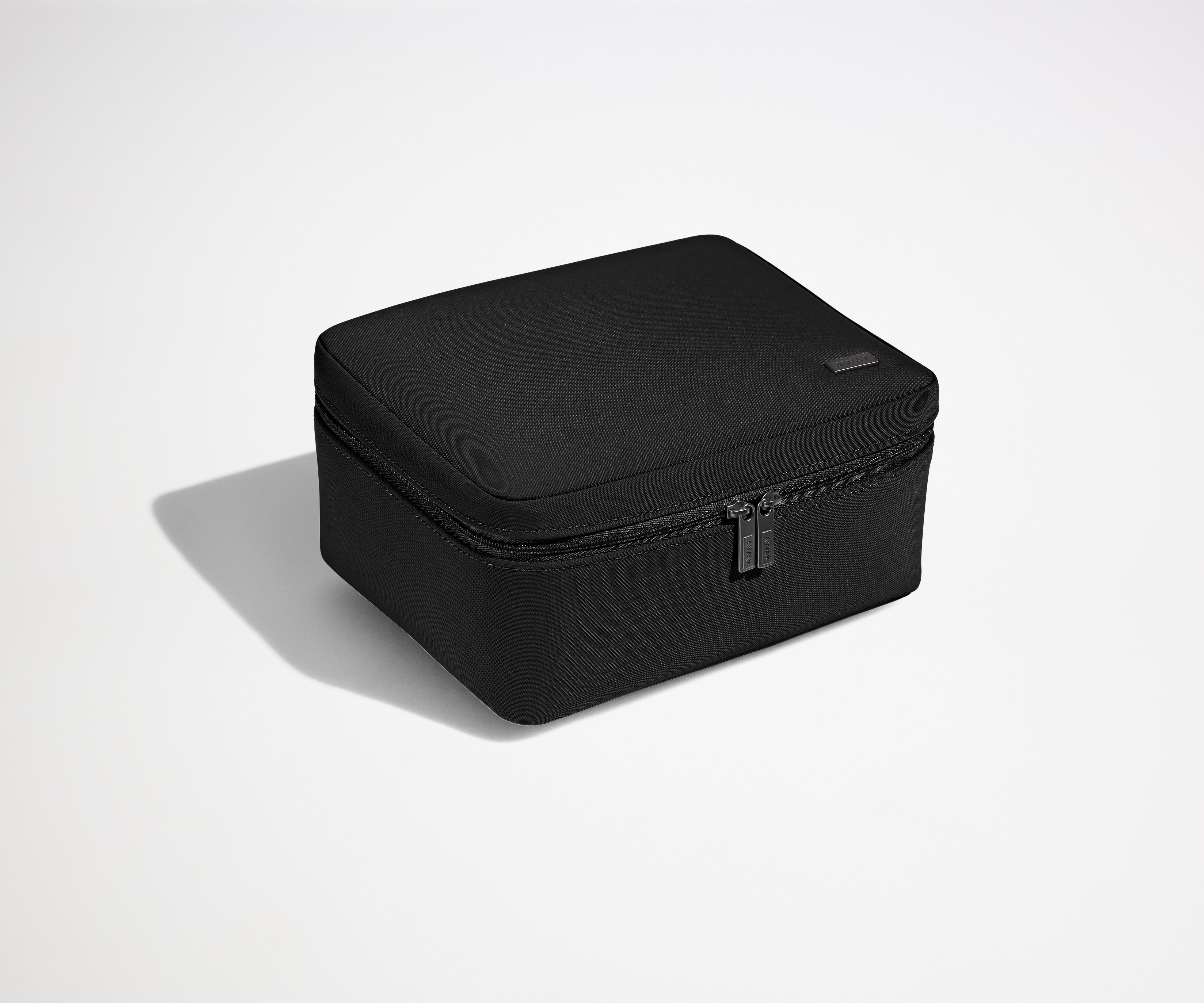 black travel makeup bag Jet Black Cosmetics Travel Bag