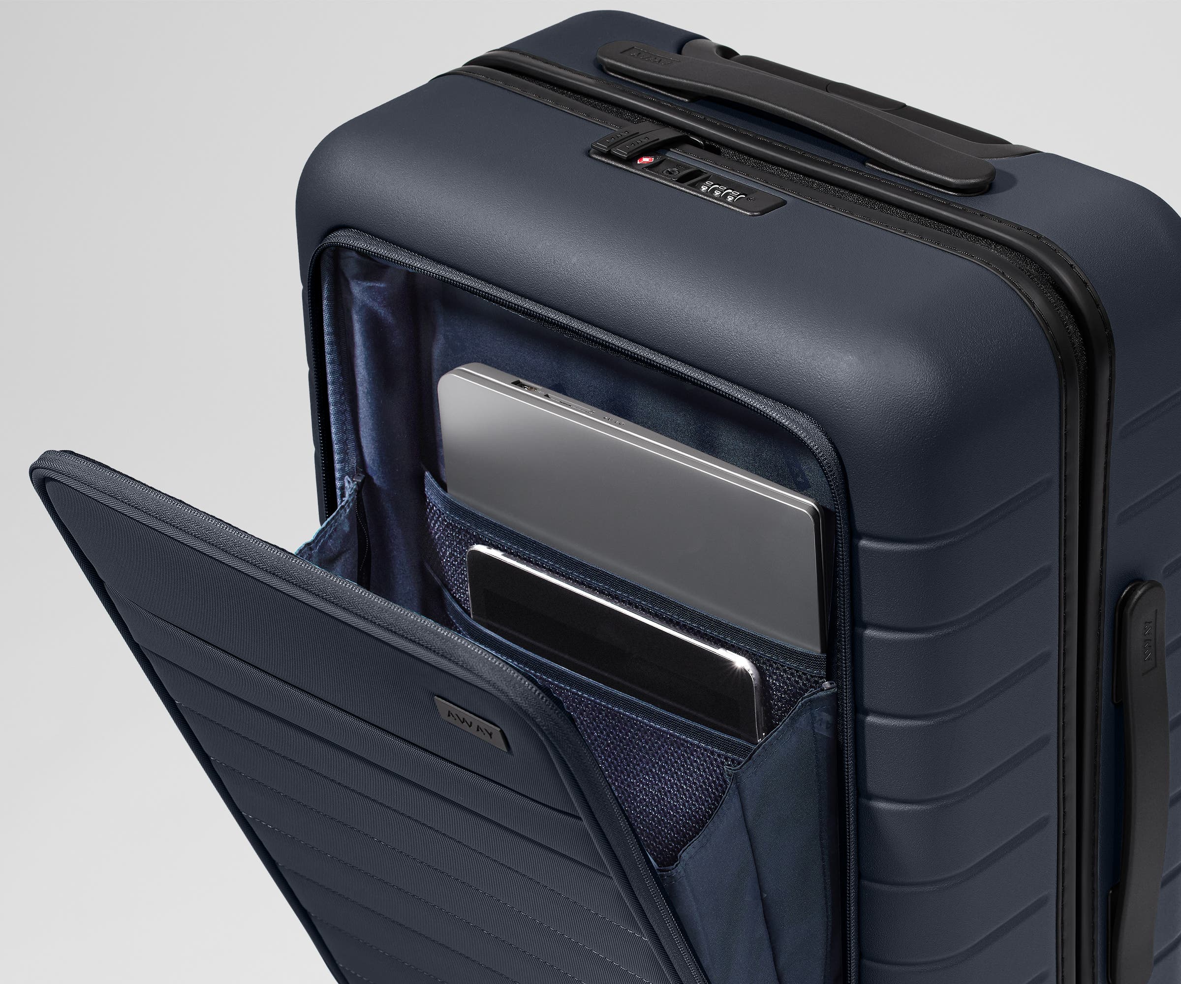 The Front Pocket Carry-On | Navy Blue