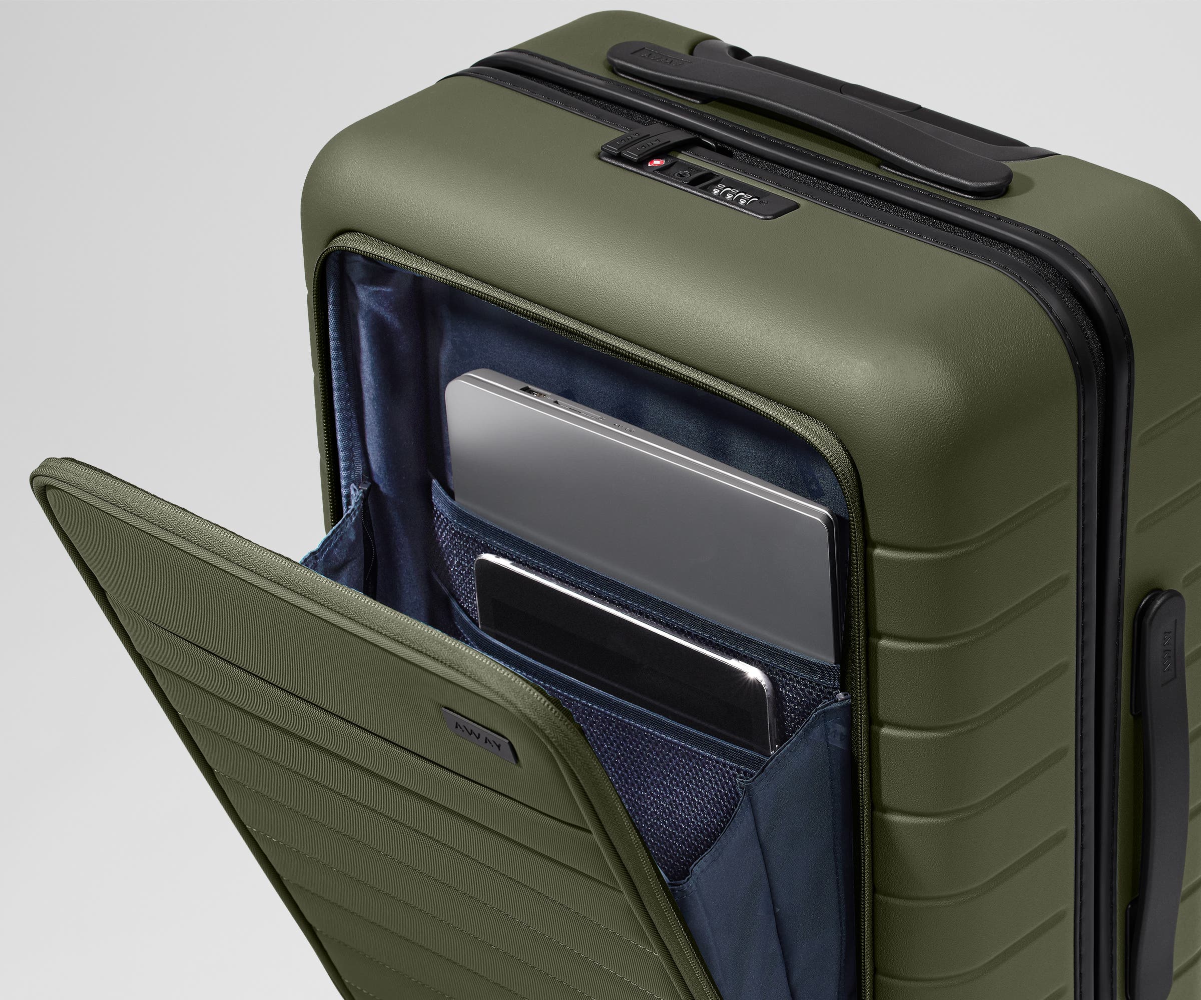 The Front Pocket Carry-On | Olive Green
