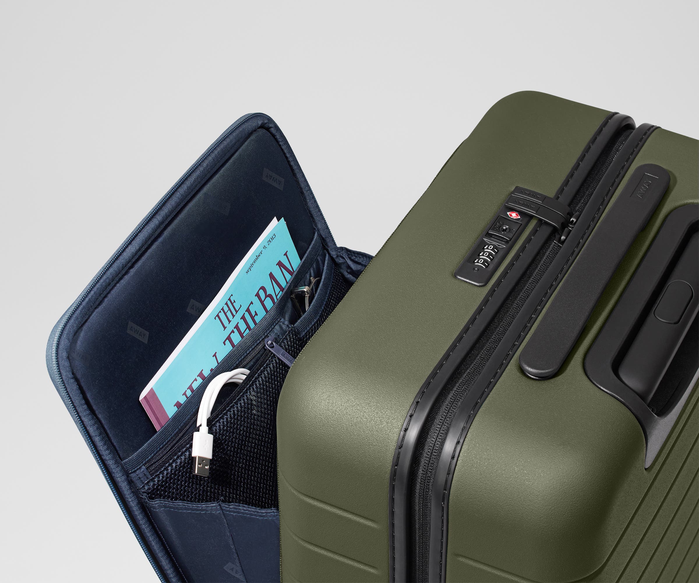 The Front Pocket Carry-On | Olive Green