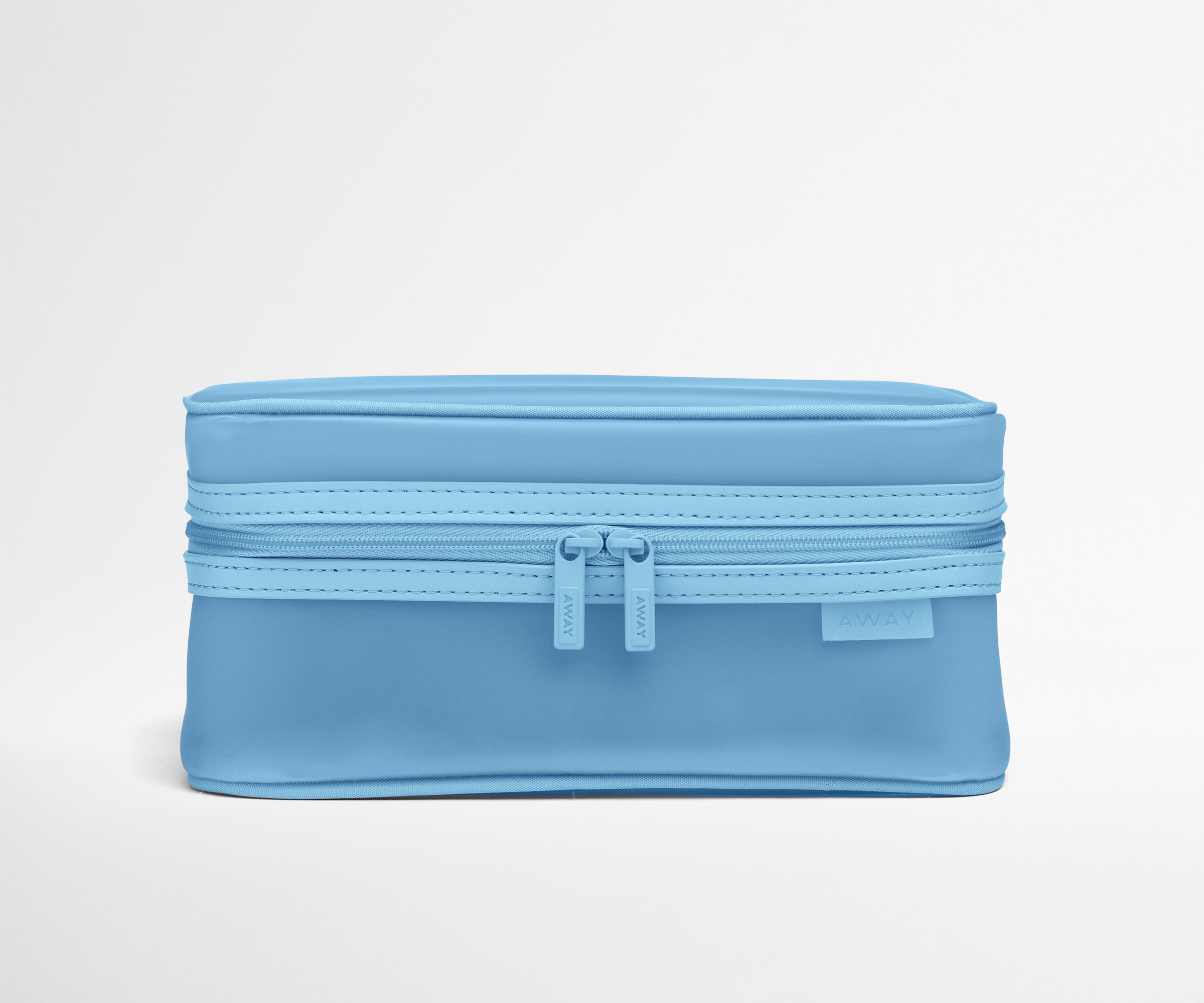 Clear Toiletry Bag in Opal Blue