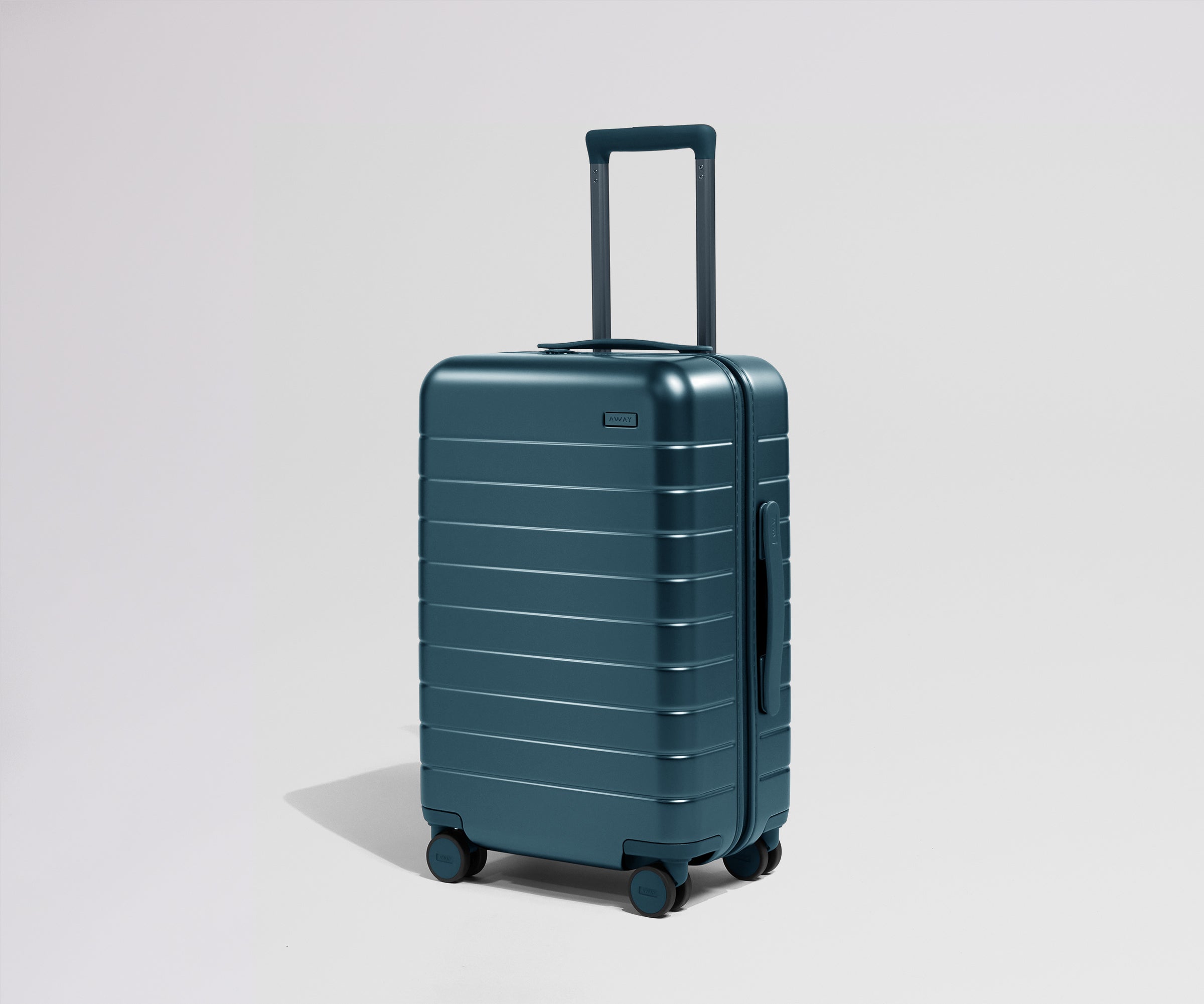 Hard Shell Carry-On Suitcase: Stormy Teal Away