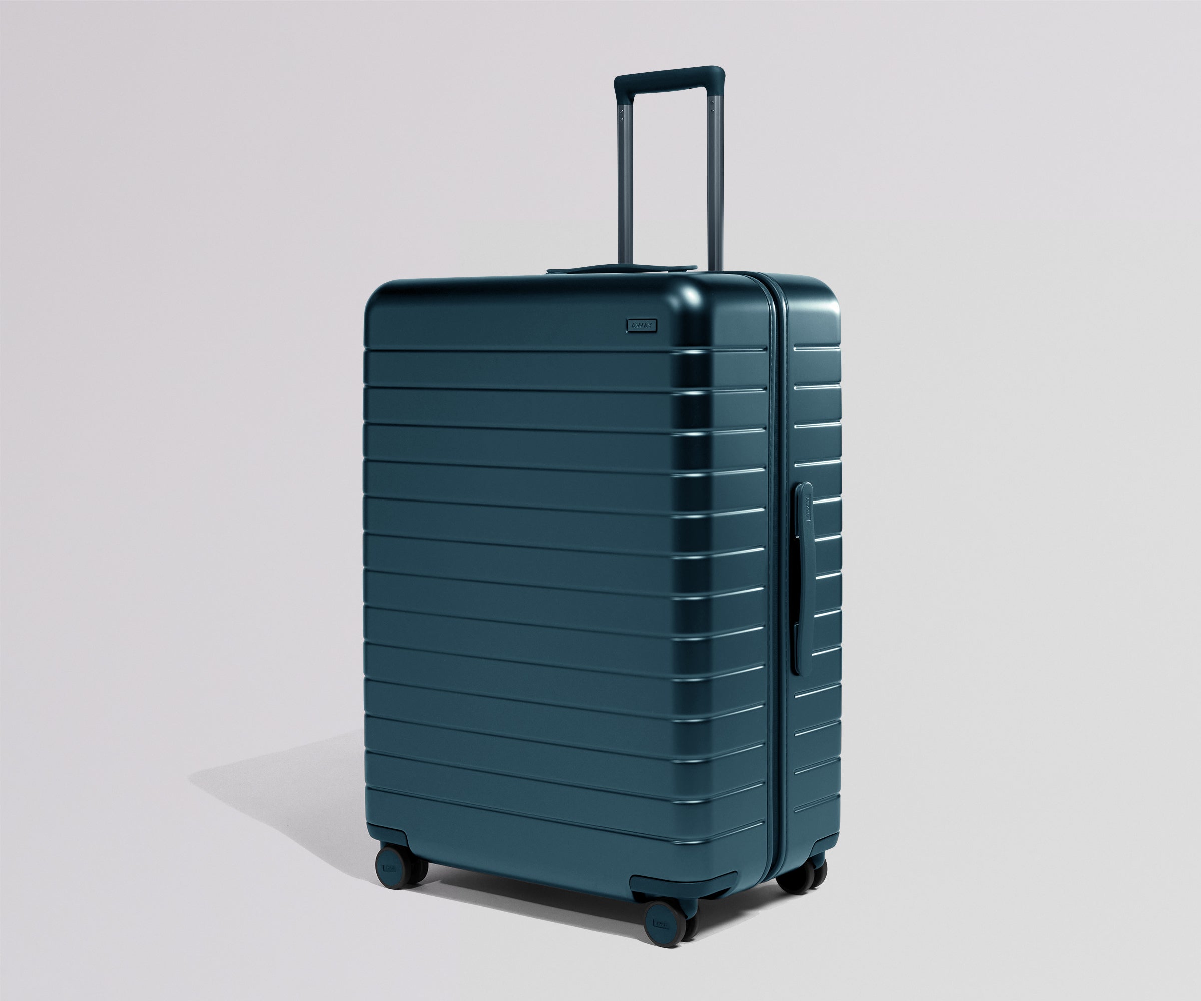 Shop Large Checked Suitcases in Stormy Teal Away