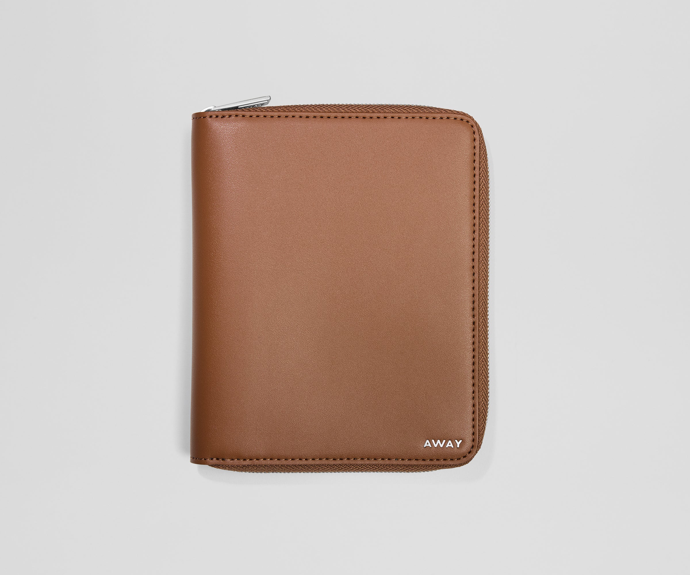 Travel Wallet in Saddle Brown - Main Image