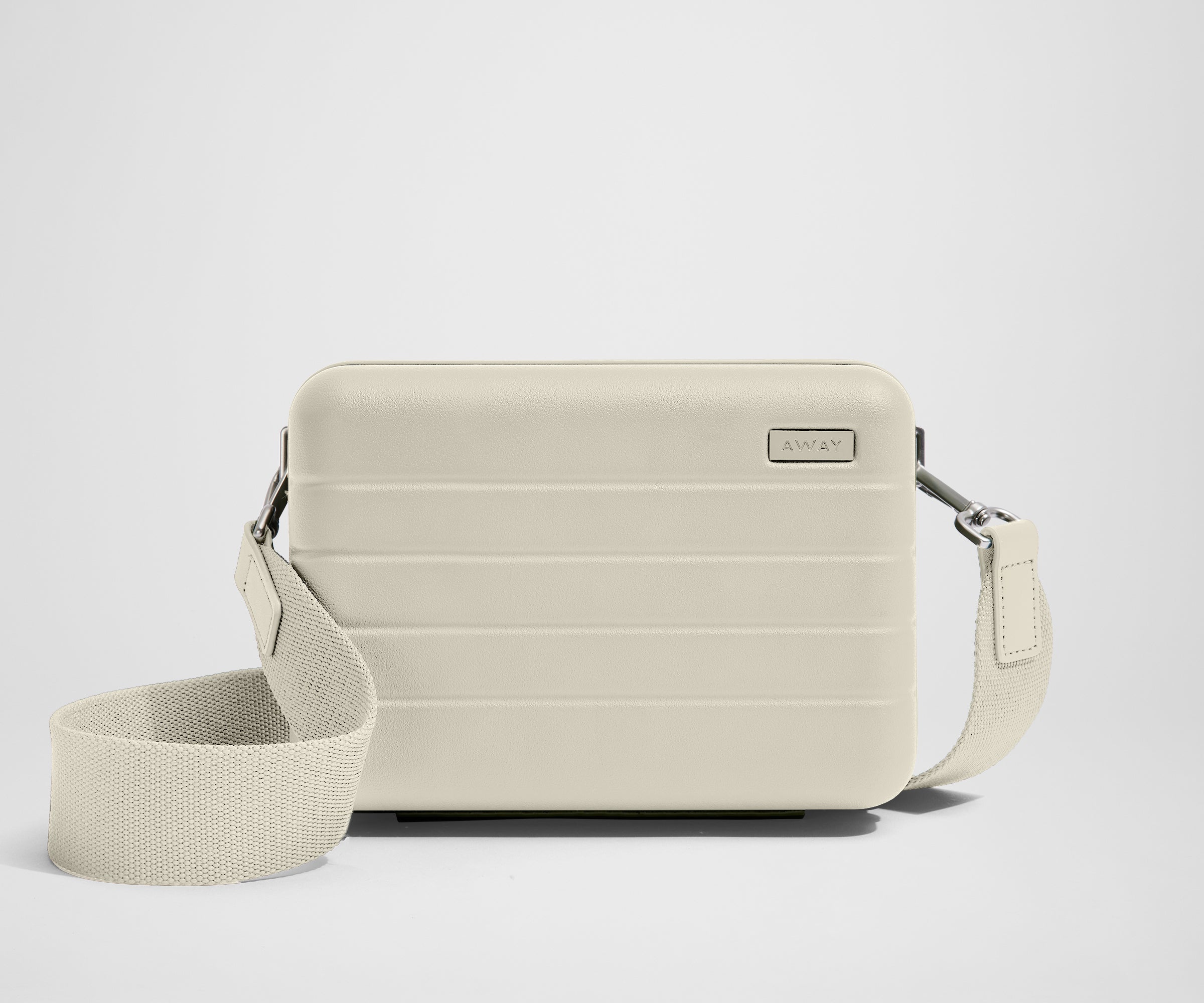 crossbody bag for travel white Away Mini Crossbody in Salt White