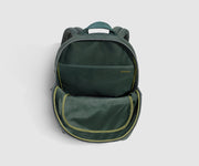 Unzipped, unpacked view of the Active Backpack