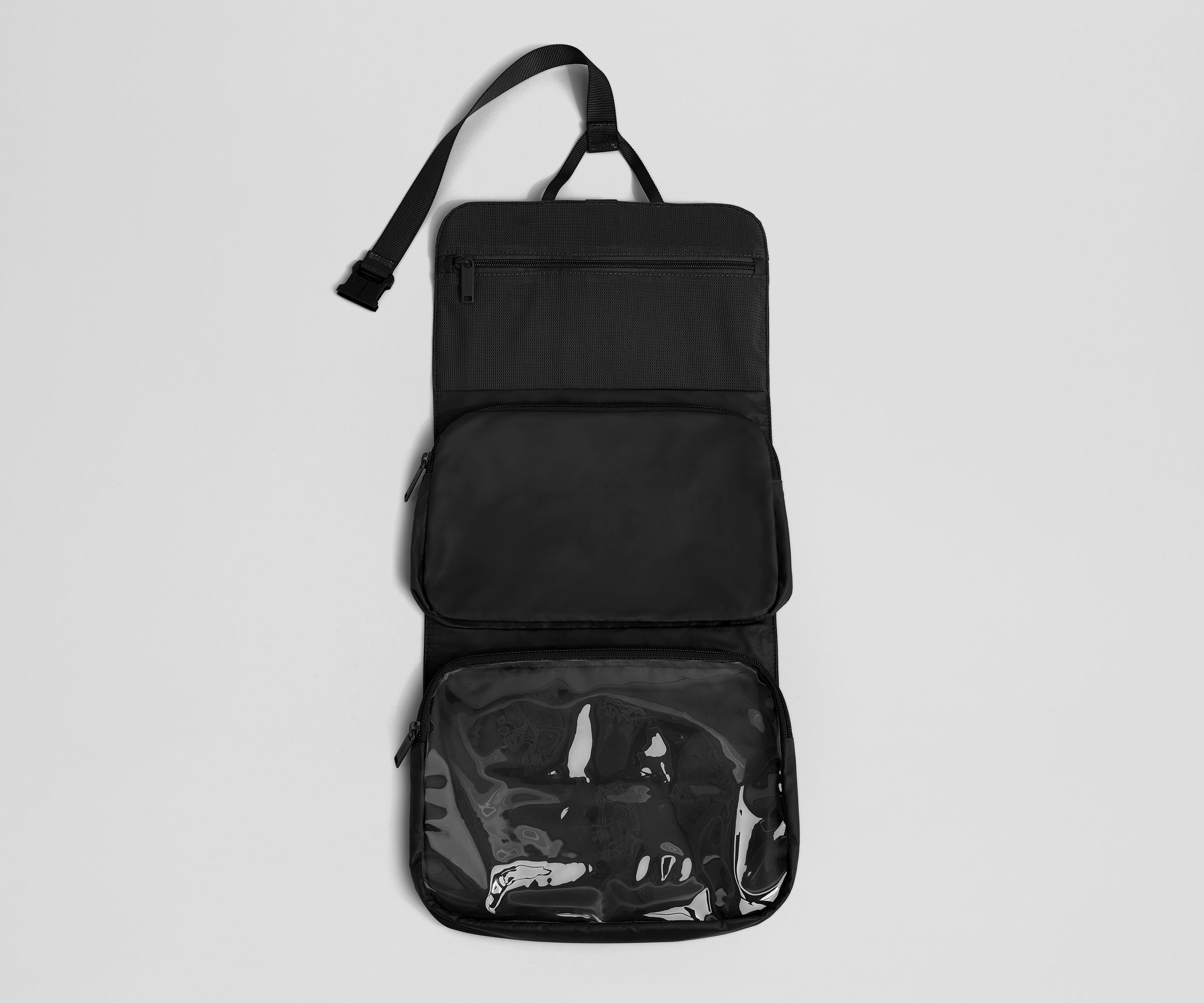 Unfolded and empty Active Hanging Toiletry Bag