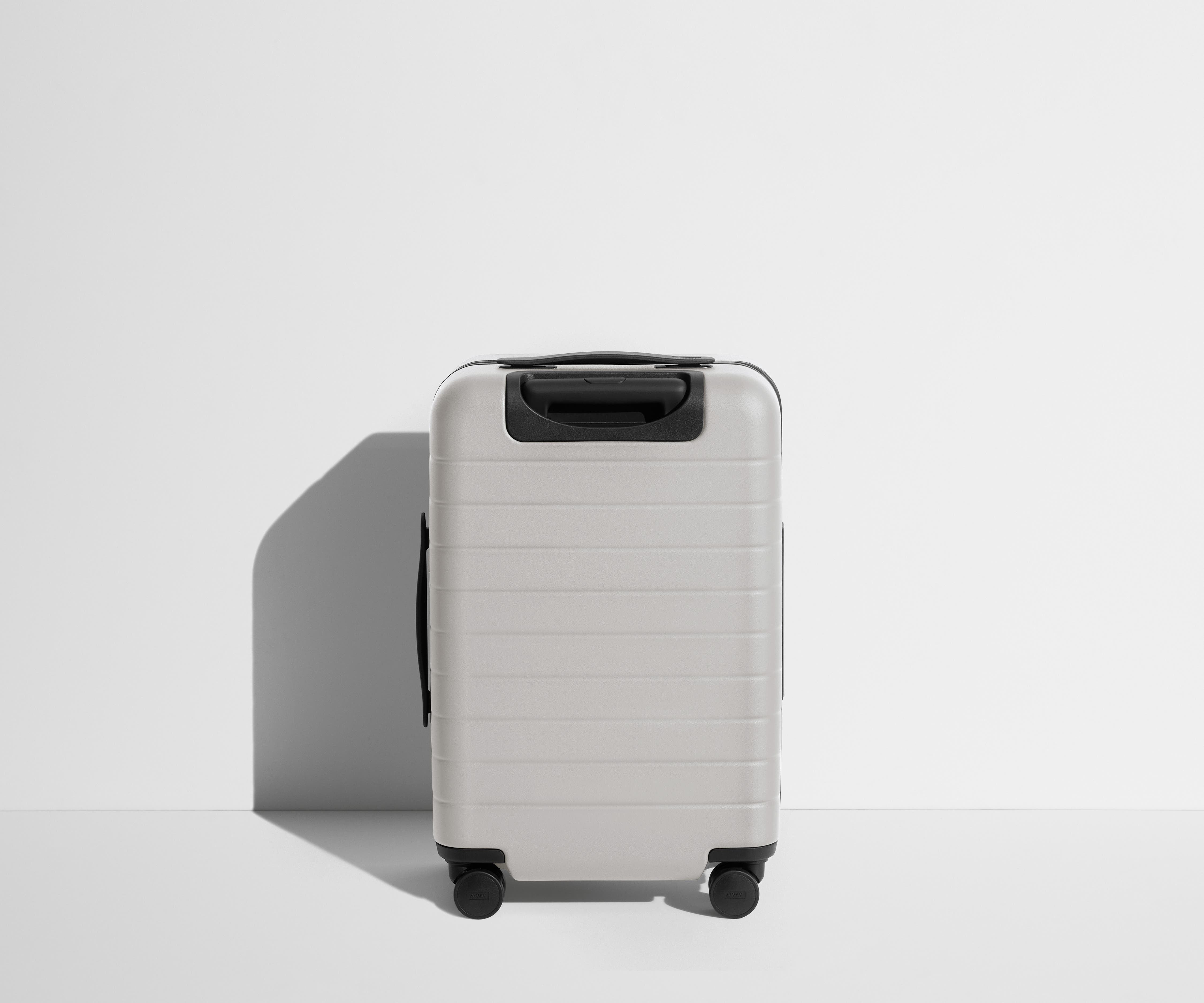 Back product view of The Carry-On Flex suitcase in Cloud Gray