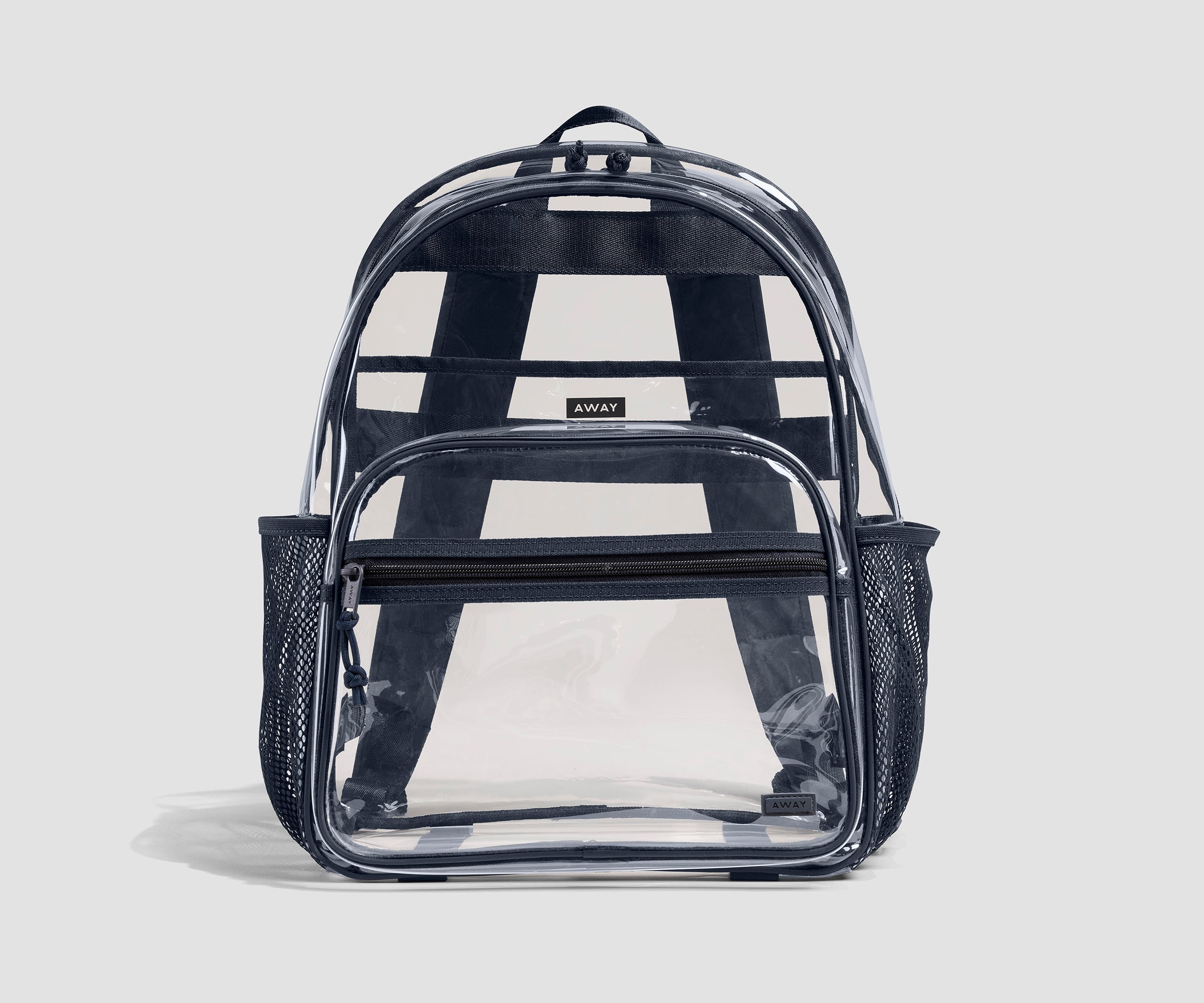 Away Clear Daily Backpack in Clear/Navy Blue