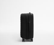 // Unzip to expand an additional 1.75" (4.5 cm) of space for extra packing room.