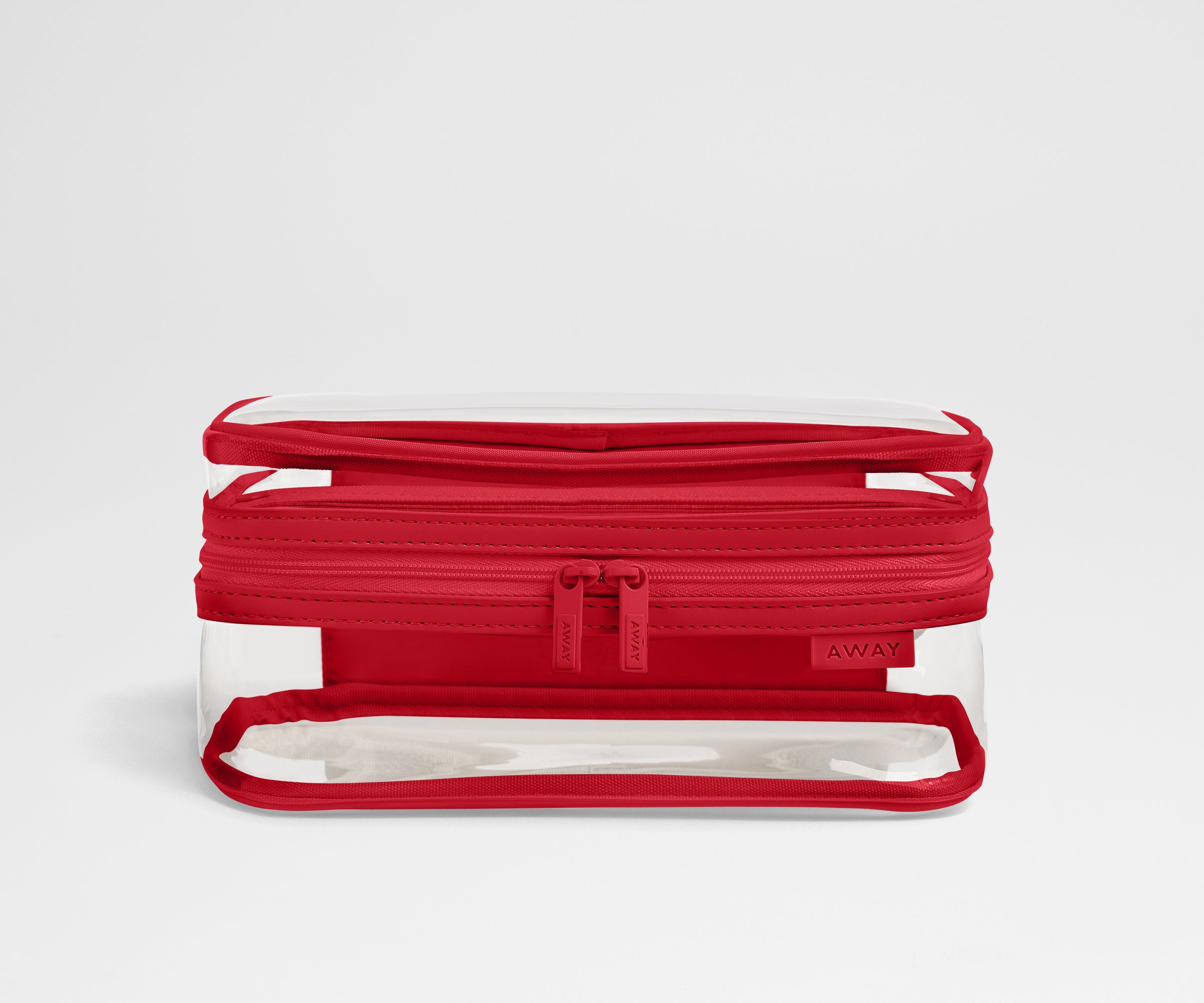 clear travel toiletry bag canada Clear Toiletry Bag in Cherry Red