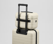The Train Case in Salt White