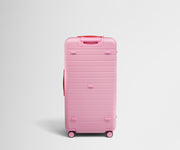 Back product view of The Trunk suitcase in Hot Pink
