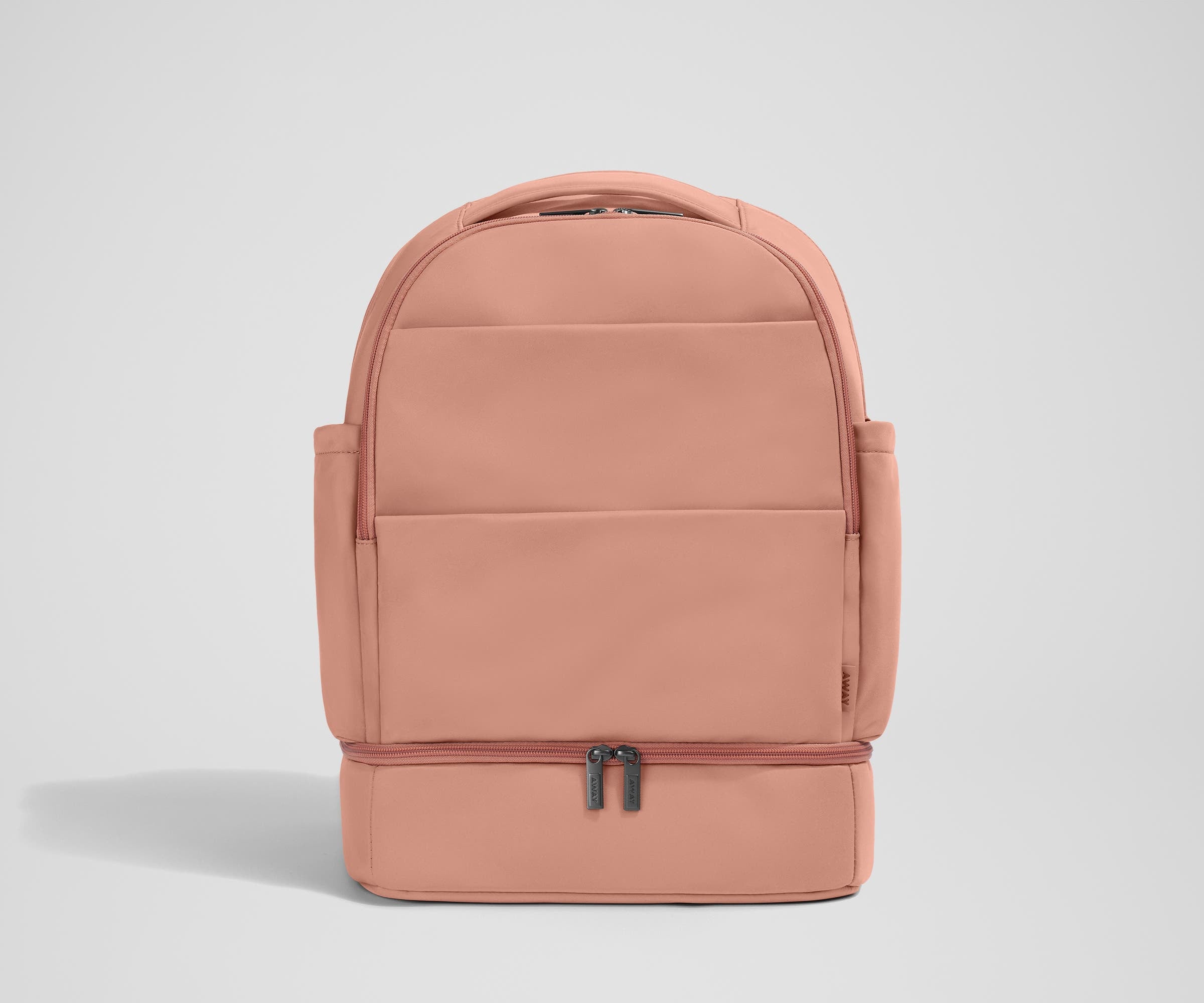 Double Diaper Backpack in Clay Pink