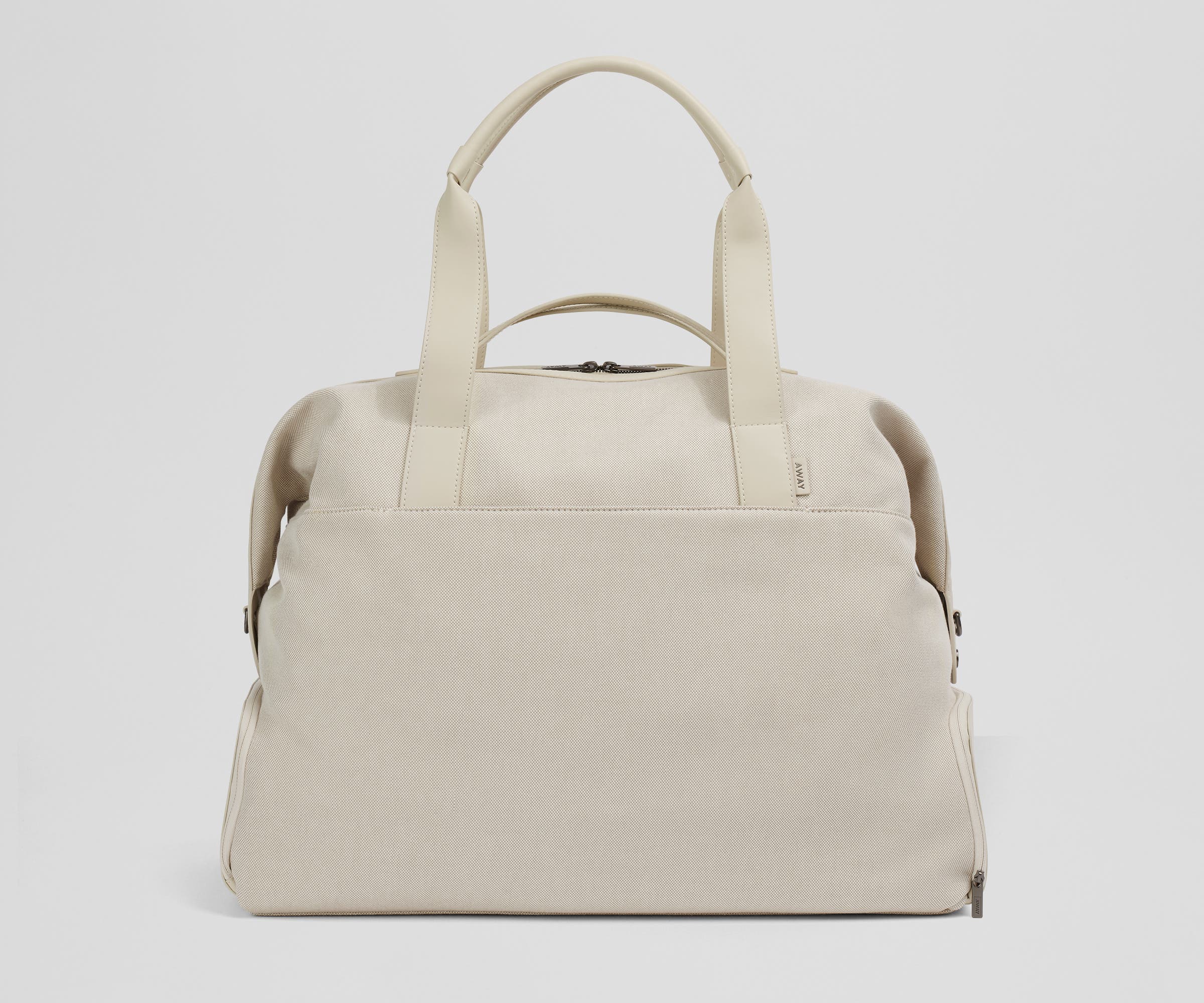 canvas weekend travel duffel bag Away Transit Canvas Weekender In Tan