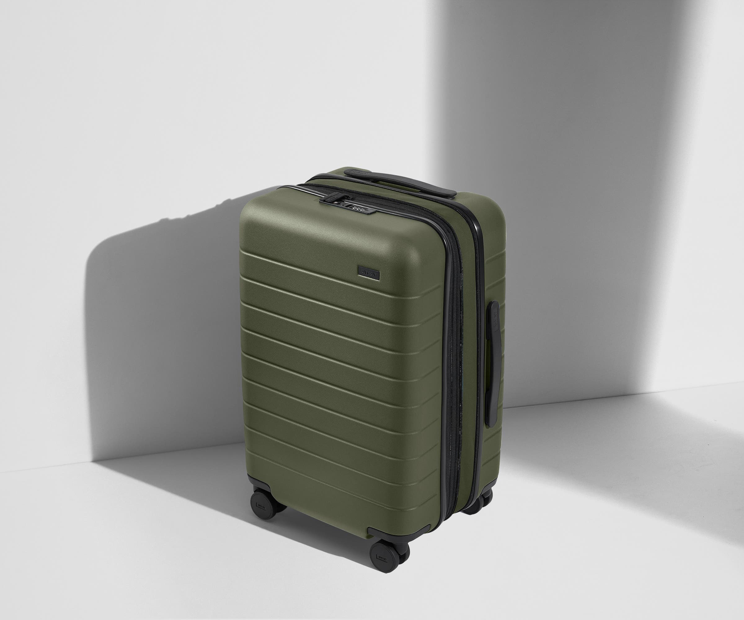 Expandable Suitcases: Carry-On Flex in Olive Green Away