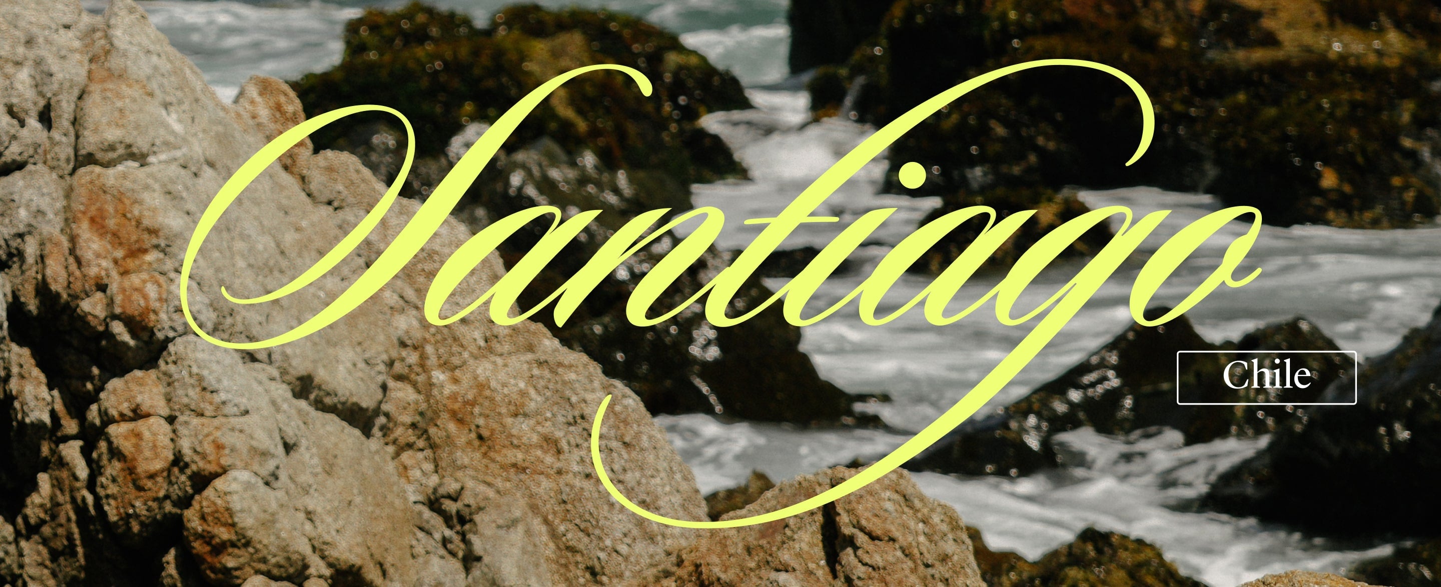 an image of a rocky beach with the headline text