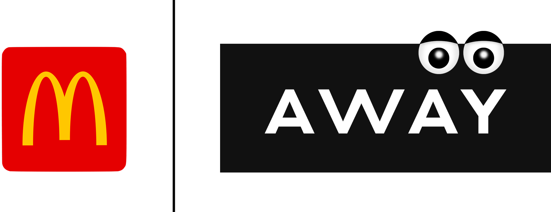 McDonalds and Away logo