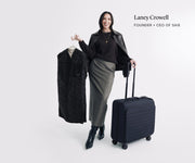 Softside Garment Roller in Jet Black