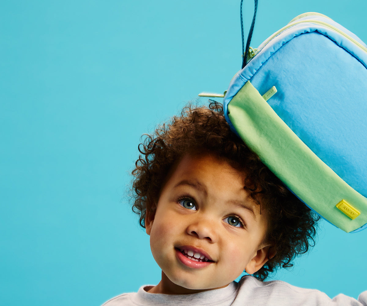 Away Kids Toiletry Bag in Dragonfly Blue