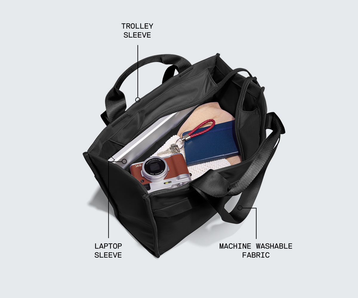 Away Featherlight Daily Tote in Jet Black