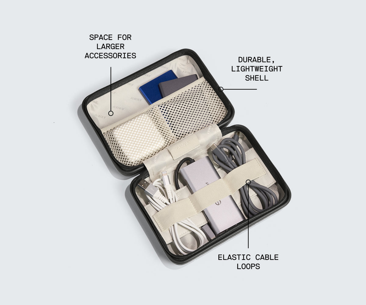 Away Mini Tech Case in Jet Black