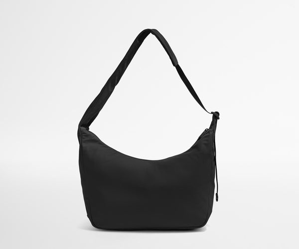 【MISCHIEF】 LIGHTWEIGHT FLAT CROSS BAG BLACK Lightweight Crossbody Handbag & Purse in Jet Black | Away
