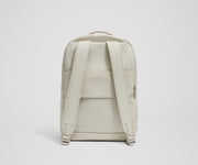 Padded shoulder straps and trolley sleeve on the back of a Courtside Everywhere Zip Backpack
