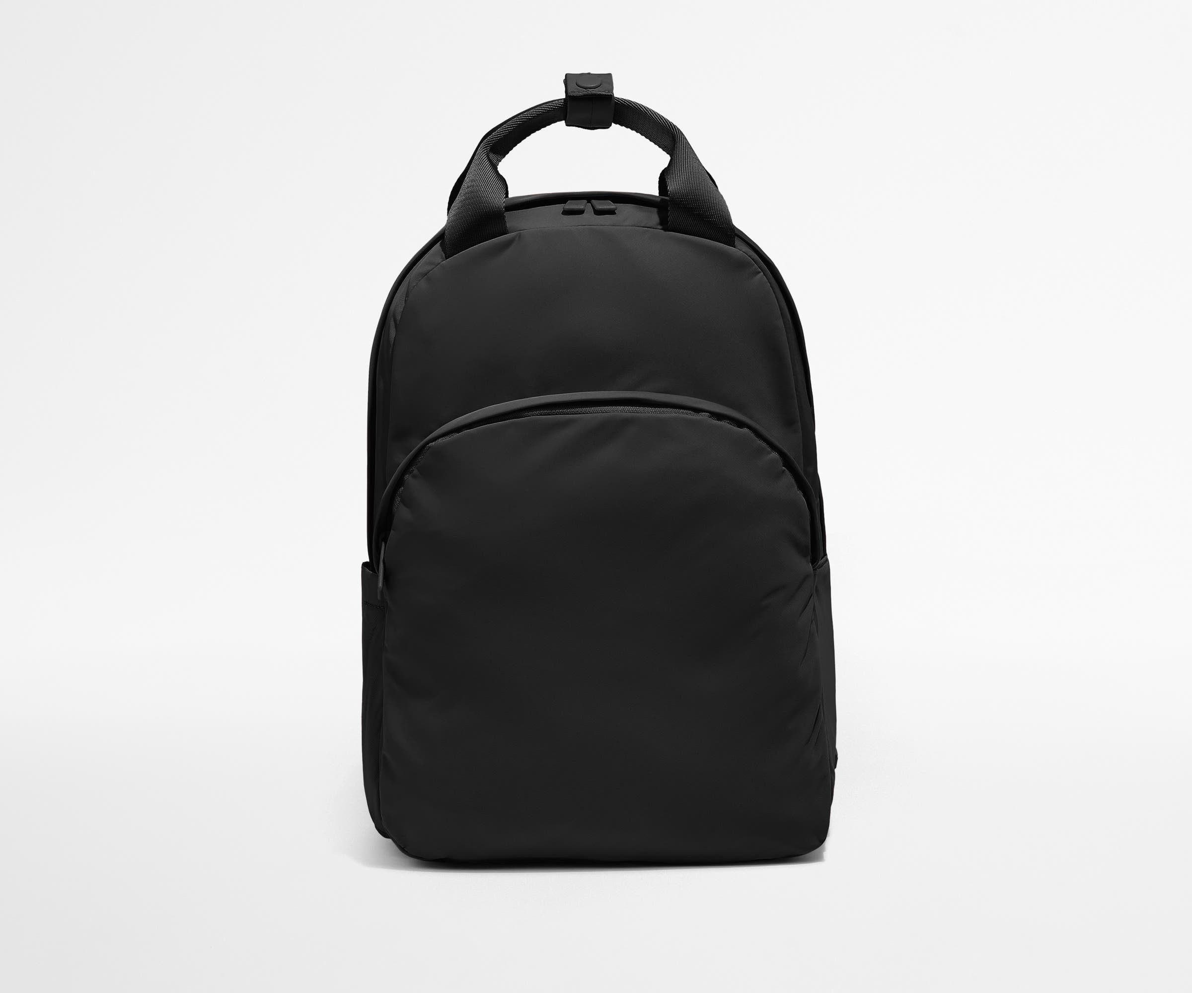 Front view of the Featherlight Backpack with top handles