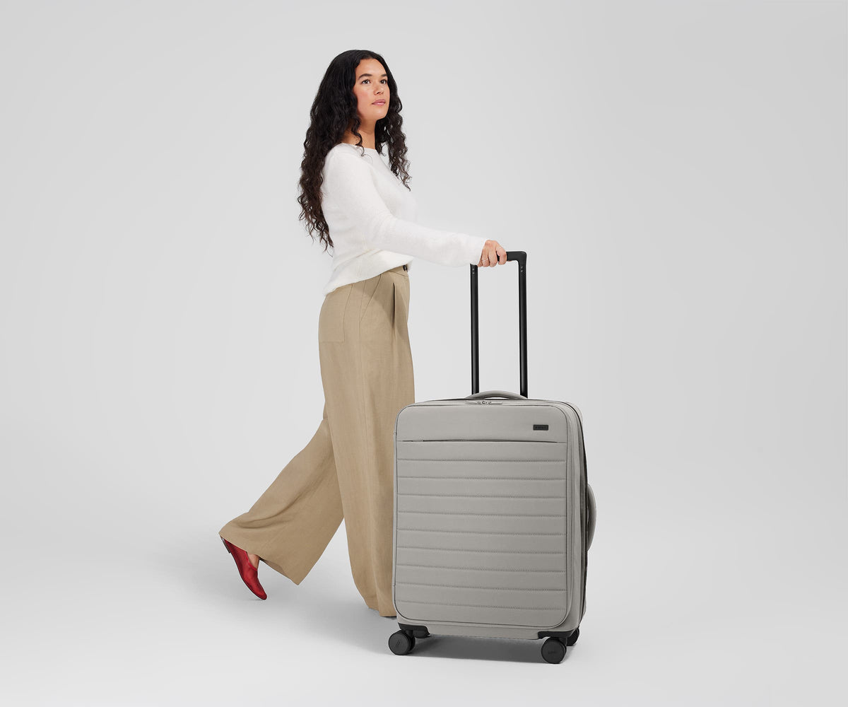 Cloud Gray Medium Soft Shell Suitcases: Checked Luggage | Away