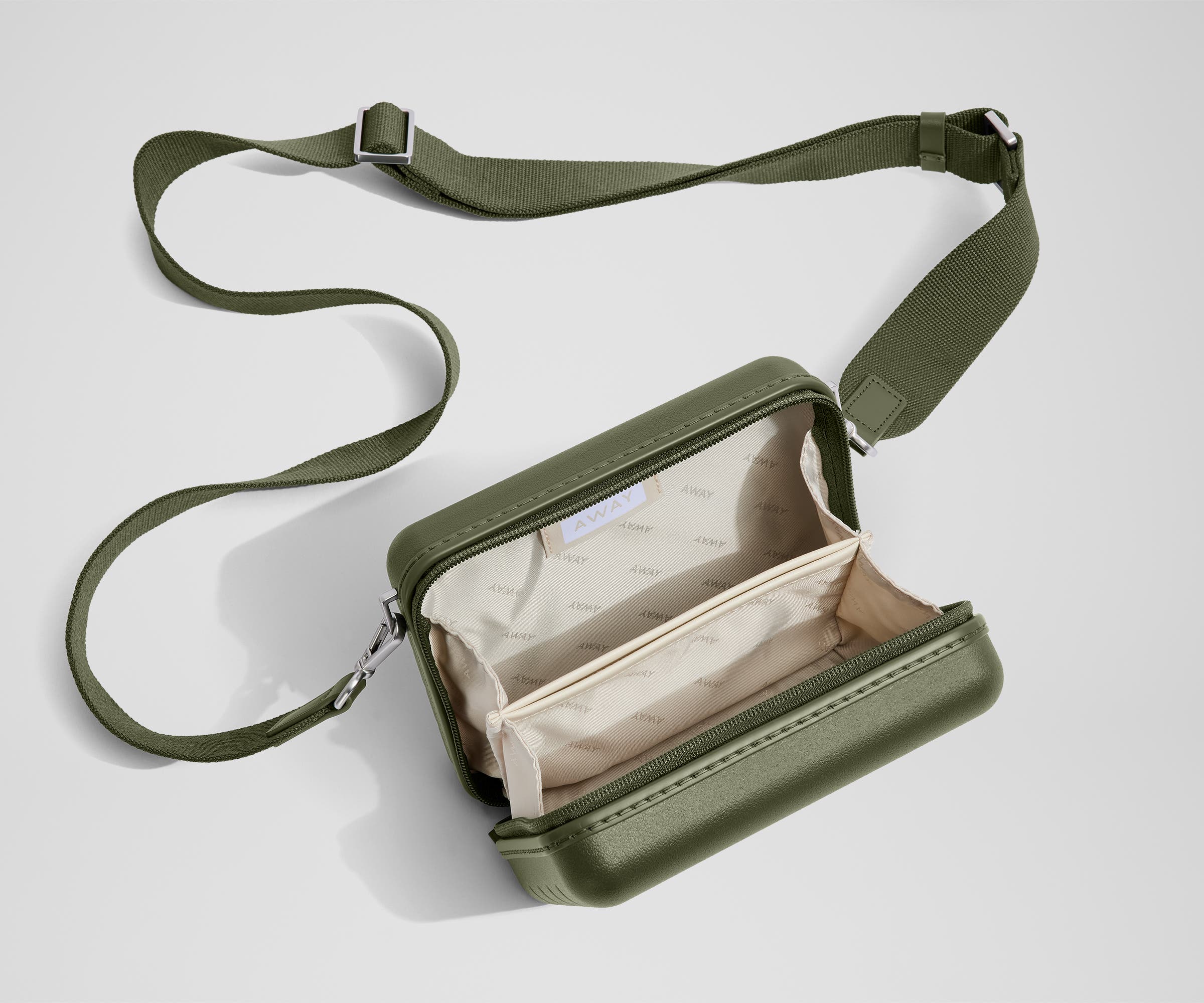 buy crossbody travel bag Away Mini Crossbody In Olive Green