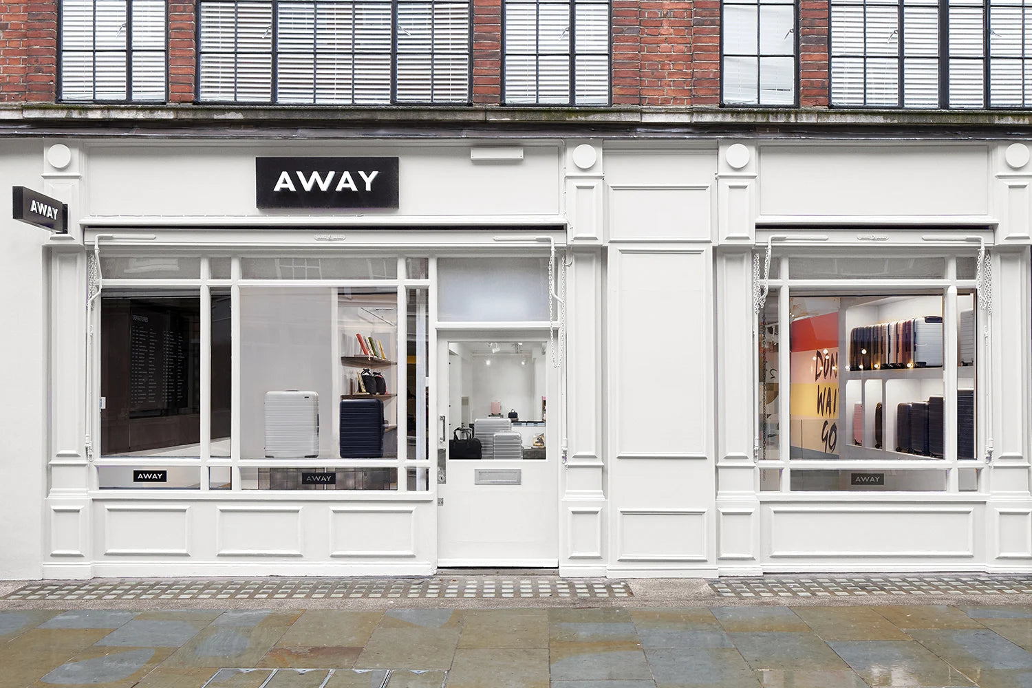 Small Toiletry Bag in Navy Blue