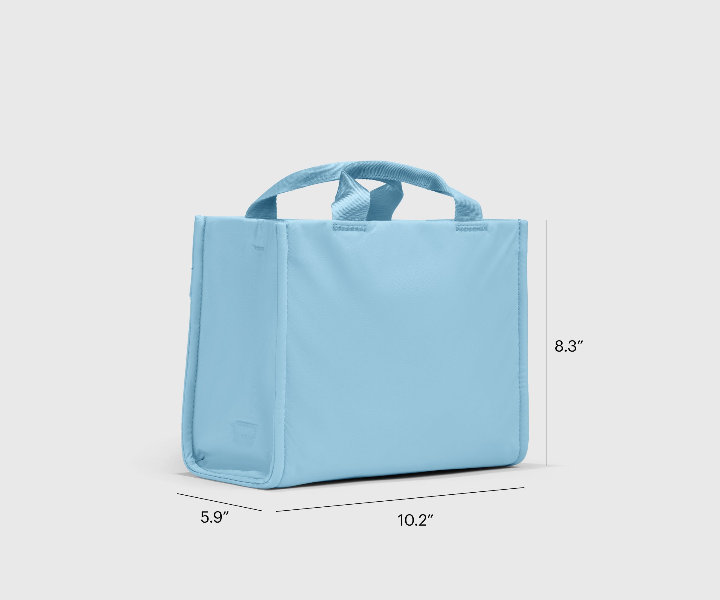 Featherlight Mini Daily Tote in Opal Blue | Away: Built for modern