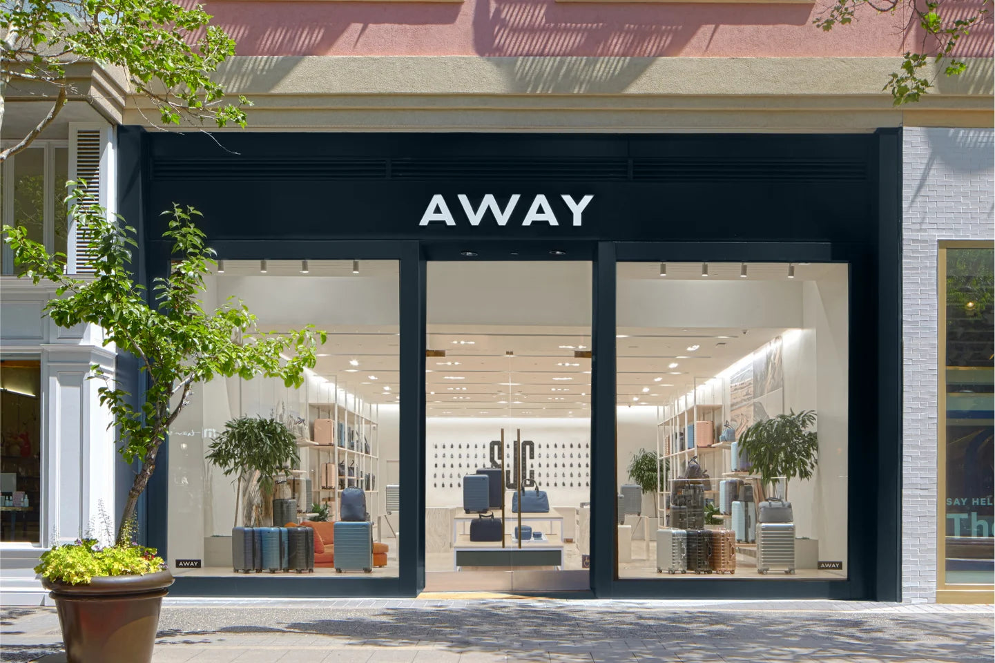 Small Toiletry Bag in Navy Blue