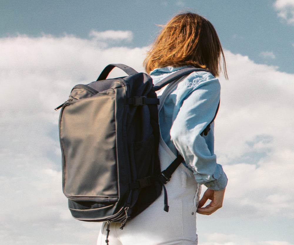 5AC Daily Vertical Convertible Backpack - Black