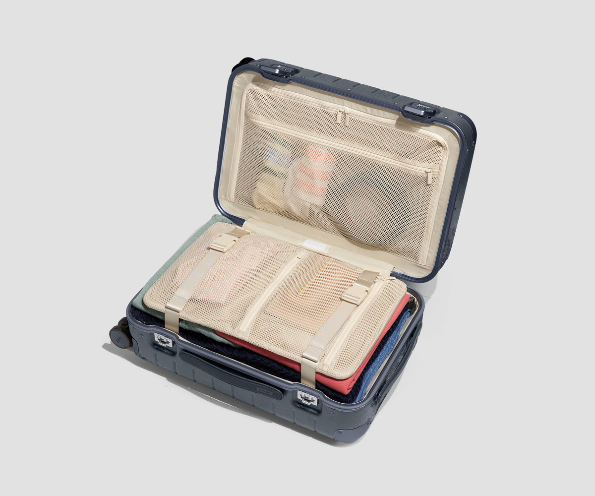 The Aluminum Edge Carry-On in Atlantic Blue