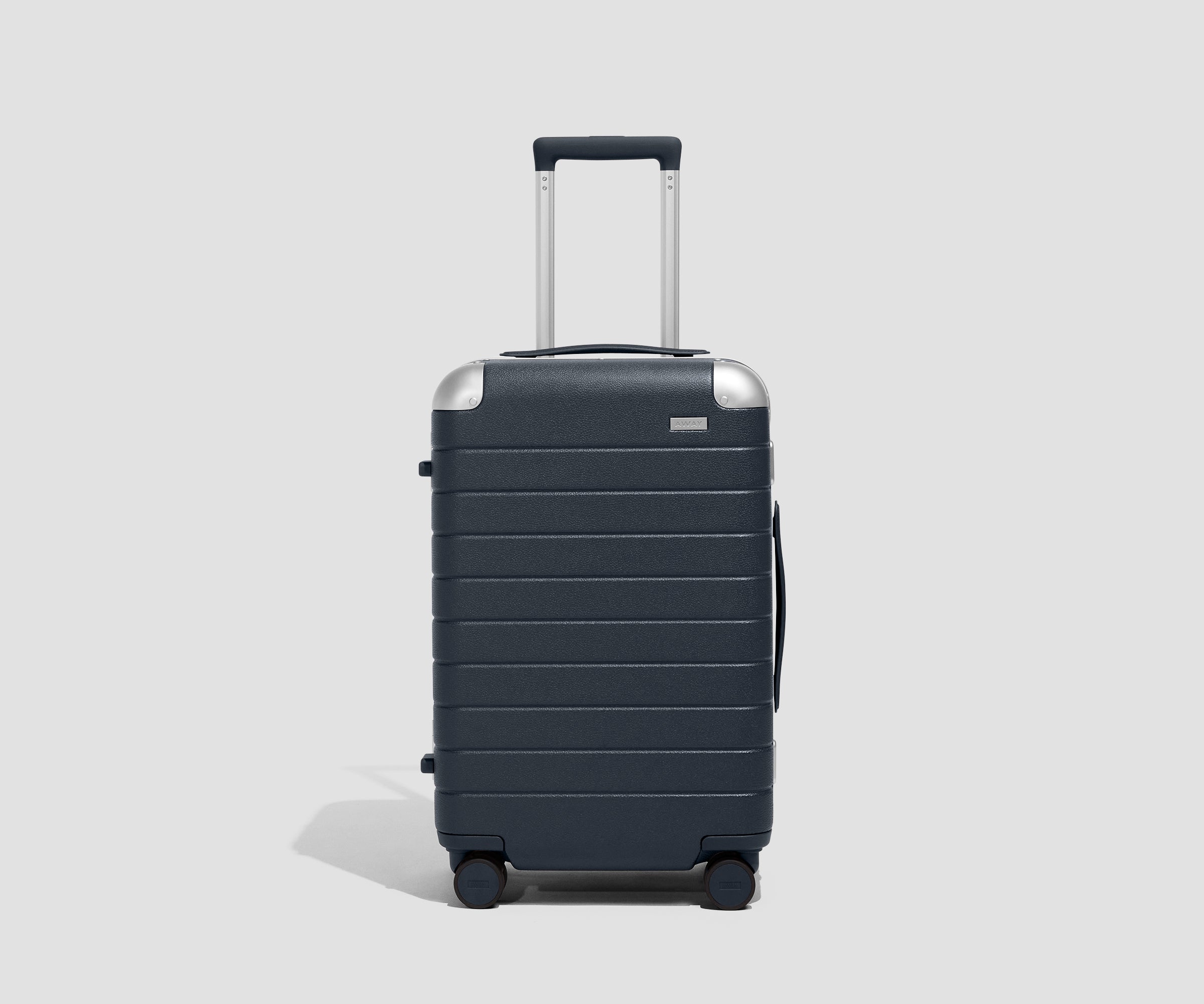 The Aluminum Edge Carry-On in Navy Blue