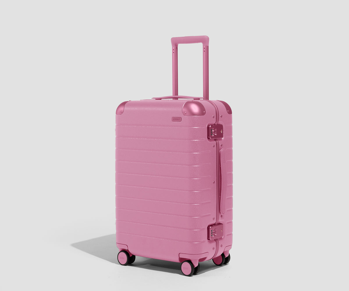 The Aluminum Edge Bigger Carry-On in Antique Rose