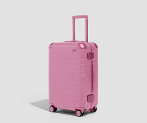The Aluminum Edge Bigger Carry-On in Absolute Pink