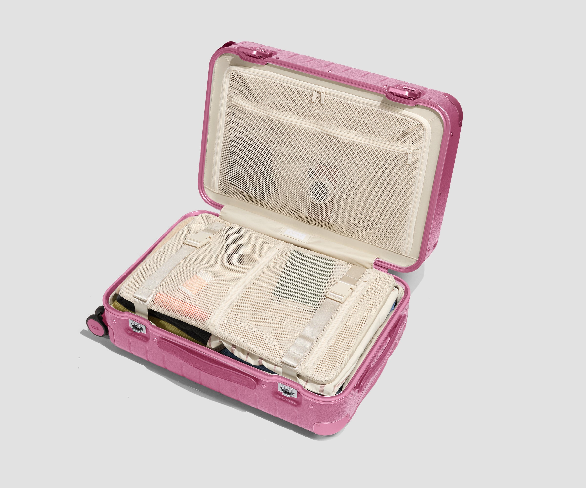 Aluminum Edge Bigger Carry-On in Absolute Pink | Away