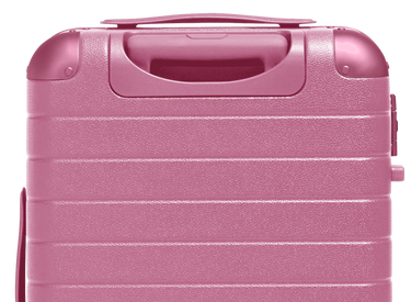 The Aluminum Edge Bigger Carry-On in Absolute Pink