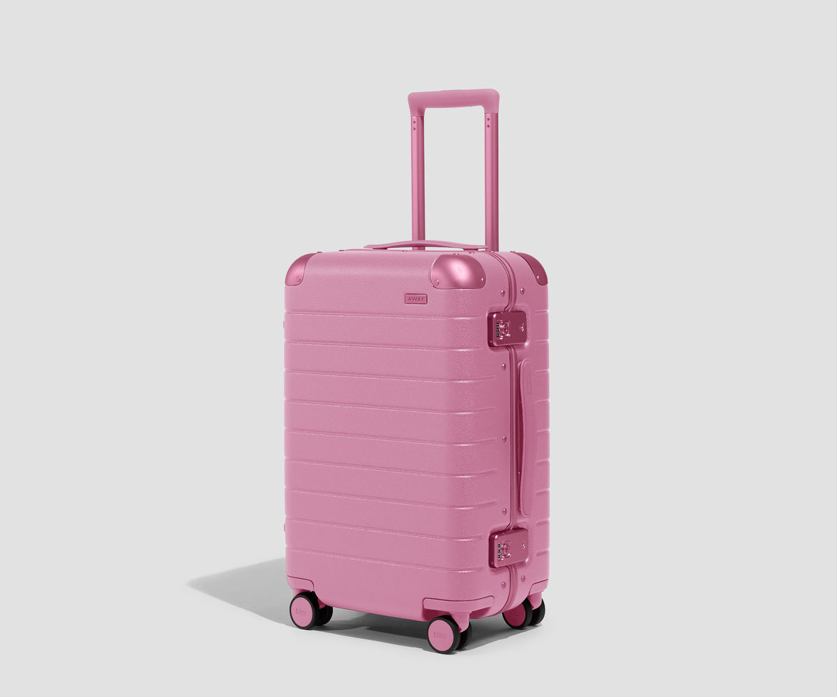 The Aluminum Edge Carry-On in Absolute Pink