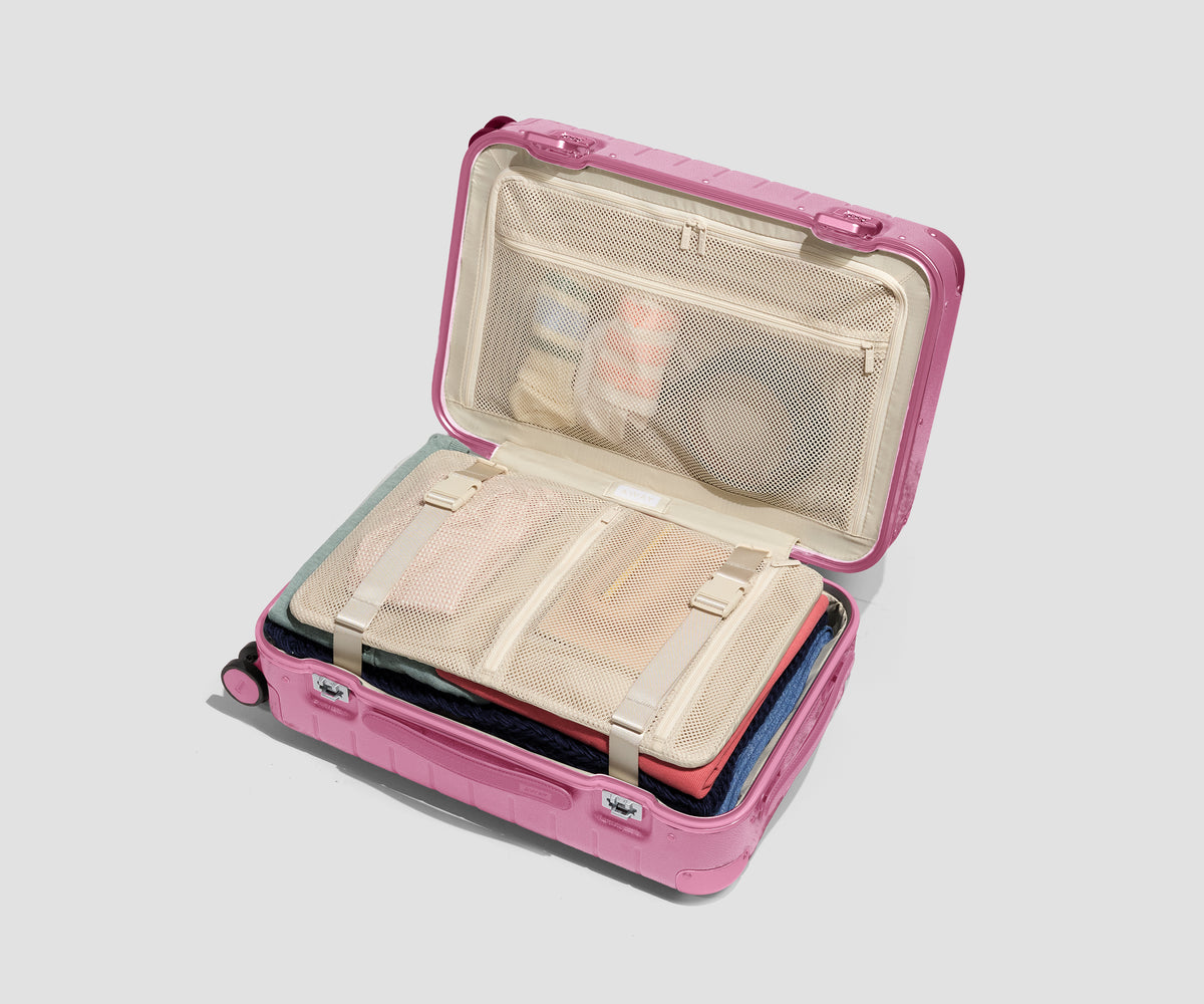 The Aluminum Edge Carry-On in Absolute Pink