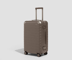 The Aluminum Edge Bigger Carry-On in Smokey Taupe