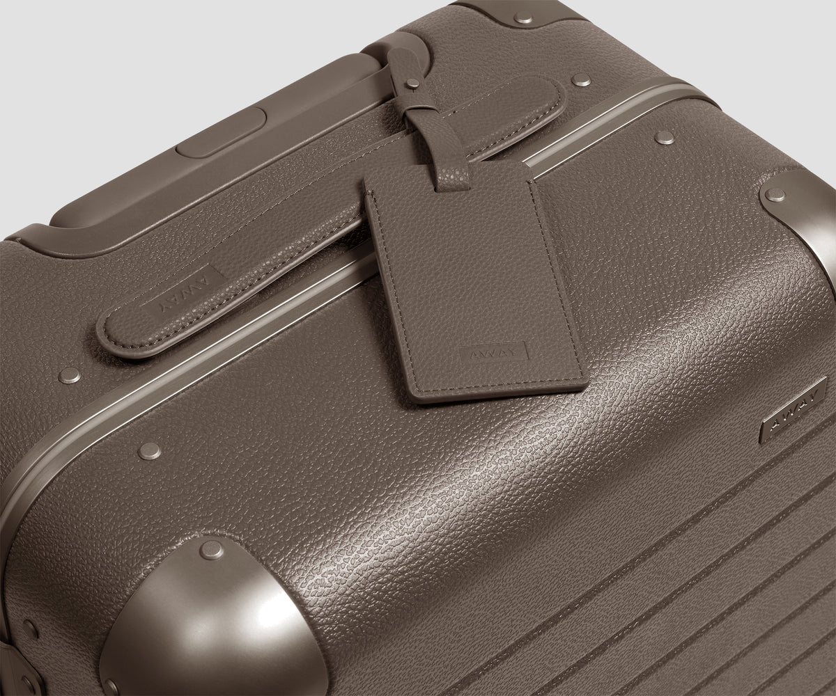 The Aluminum Edge Carry-On in Smokey Taupe