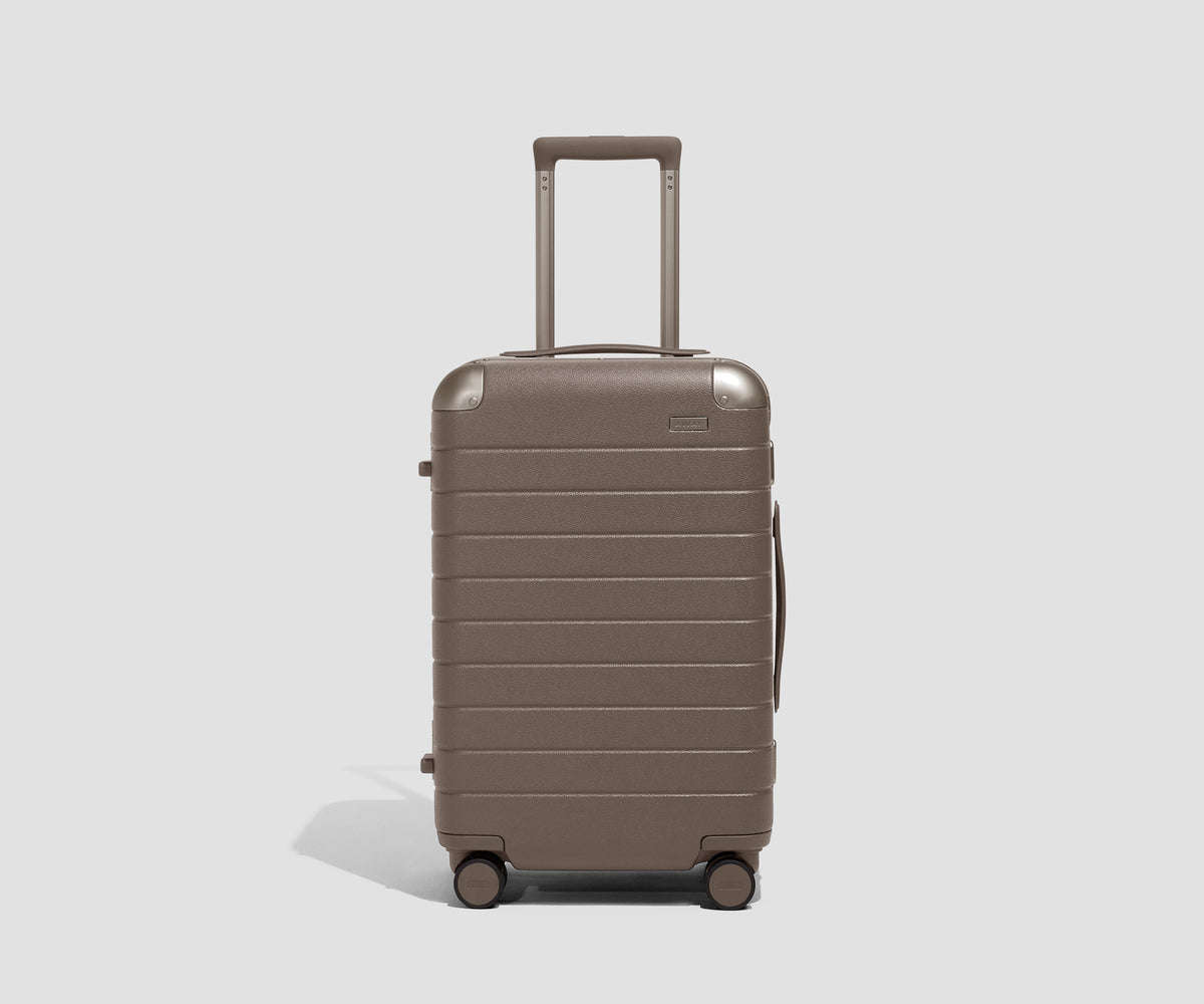 The Aluminum Edge Carry-On in Smokey Taupe